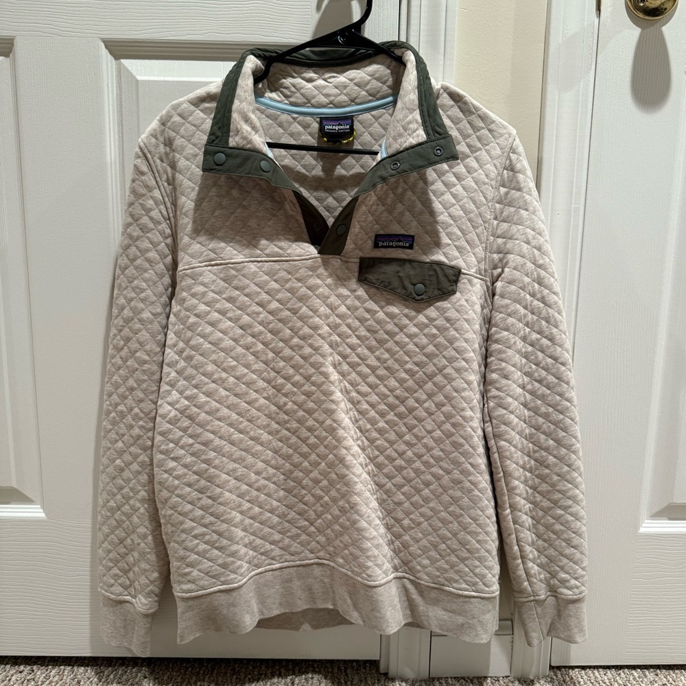 Patagonia Quilted Quarter Zip Pullover